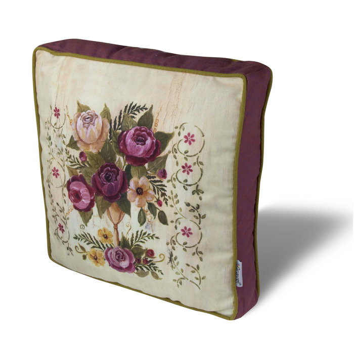 Aberto Design Cojín YM1332 Multicolor 42 x 42 cm